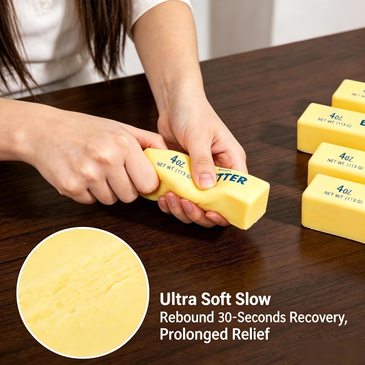 Butter Squishy Fidget Toy